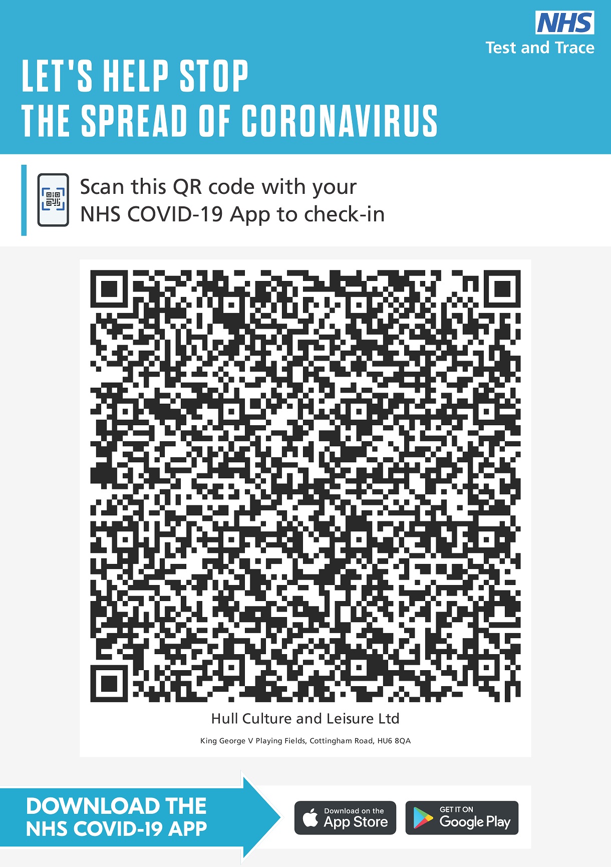 Council Ground QR Codes MKM Hull